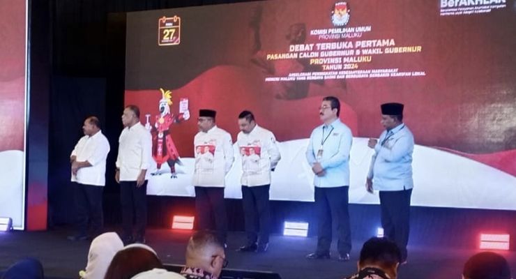 Debat Pilkada Maluku, Murad Ismail Klaim Turunkan Angka Kemiskinan