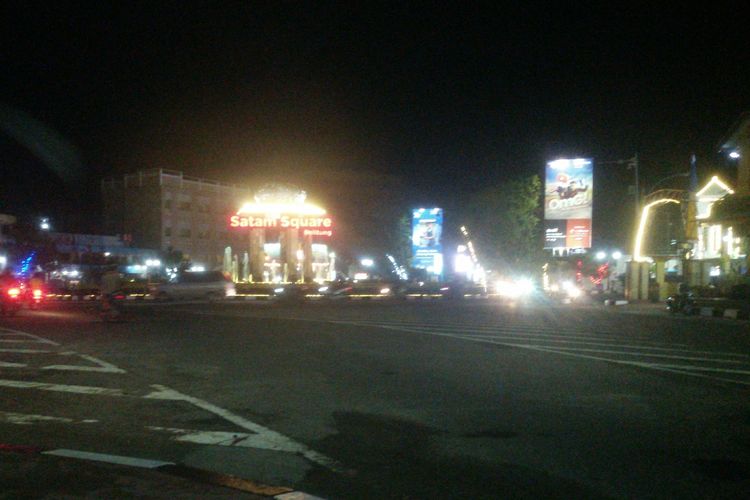 Tugu batu Satam, Belitung.