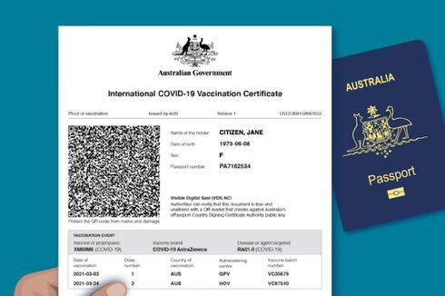 Australia Keluarkan Sertifikat Vaksin Covid-19 untuk Perjalanan Internasional