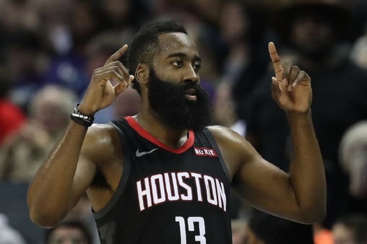 Point guard Houston Rockets, James Harden.