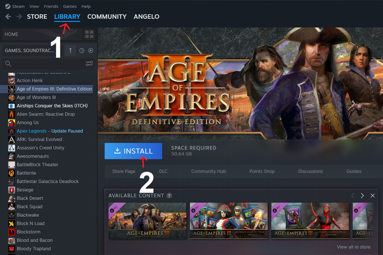 Cara mengunduh Age of Empires III: Definitive Edition versi gratis di Steam