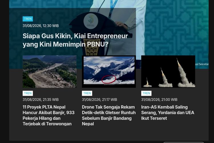 [POPULER TREN] Rekam Jejak Gus Kikin yang Jadi Ketum PBNU | Nepal Butuh Rp 88 Triliun Usai Banjir Bandang