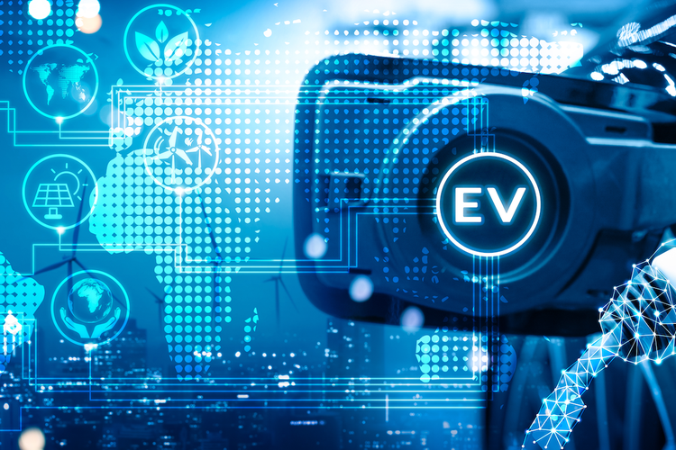 Ilustrasi kendaraan listrik