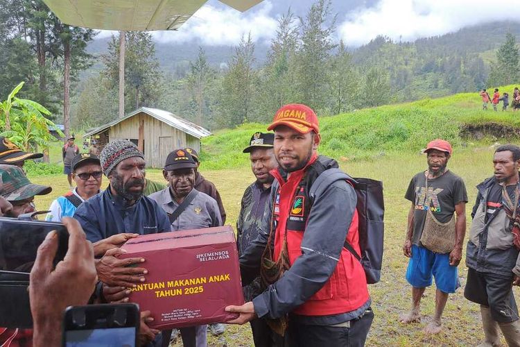 Longsor Sejak 21 Fabruari 2026, Warga di Yahukimo Dapat Bantuan dari Kemensos