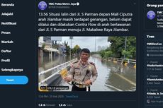 Viral Polisi Bawa Ular Sembari Laporkan Banjir Jakarta, Ini Penjelasannya...