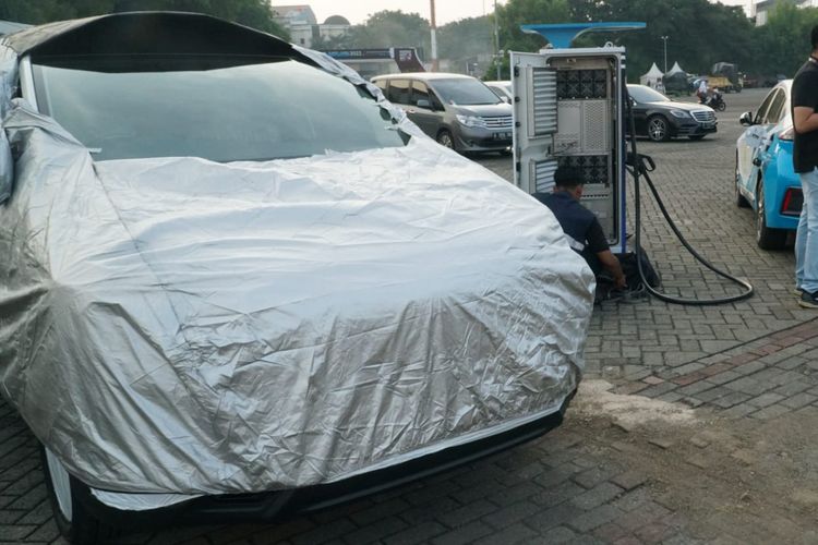 Penampakan mobil Toyota yang seperti sebuah MPV di ajang IIMS 2022