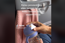 Viral, Video Cara Membuka Botol Minum Saat Naik Pesawat agar Air Tak Keluar Terus