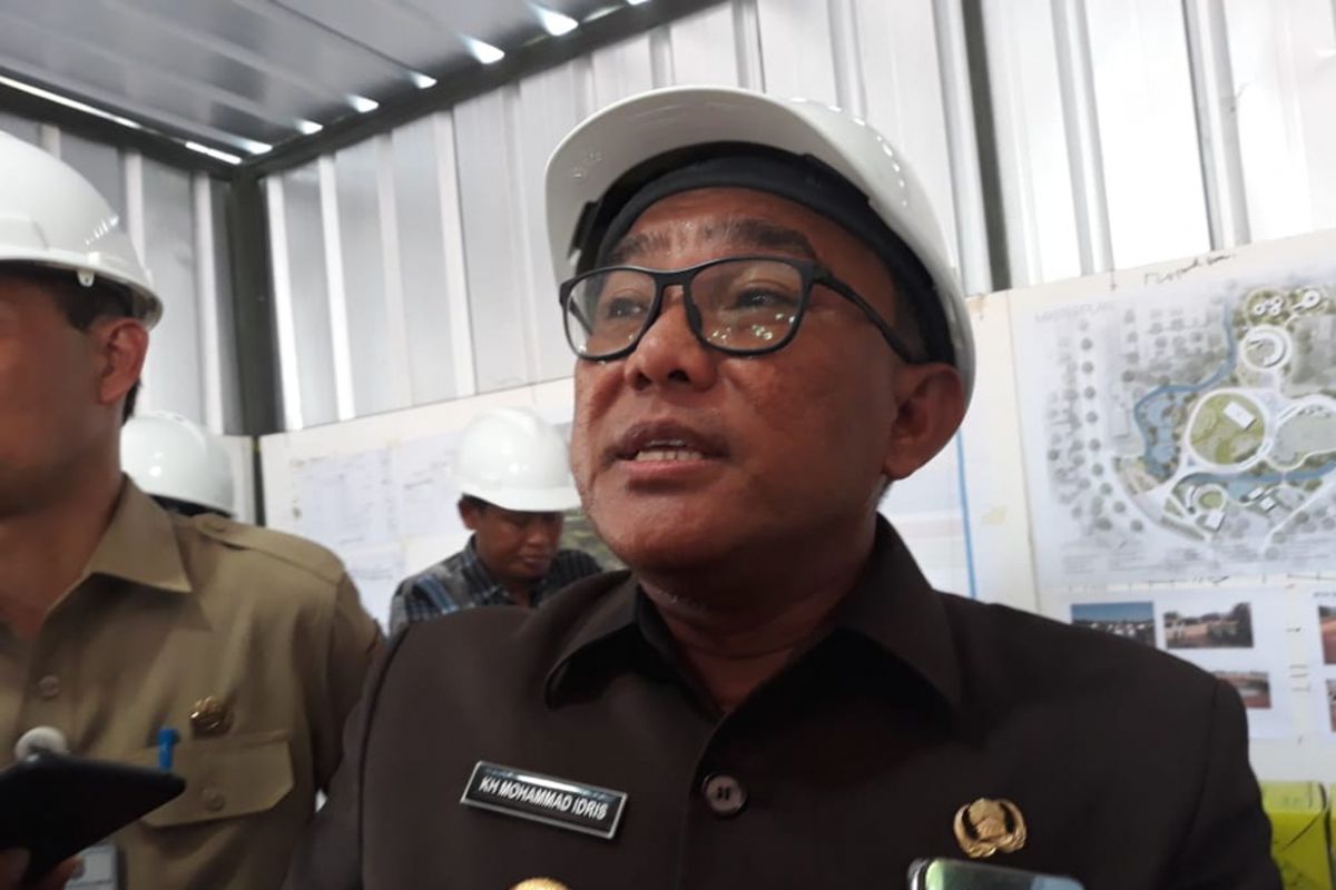 Wali Kota Depok Mohammad Idris saat ditemui di Jalan Boulevard, Depok, Senin (24/9/2018).