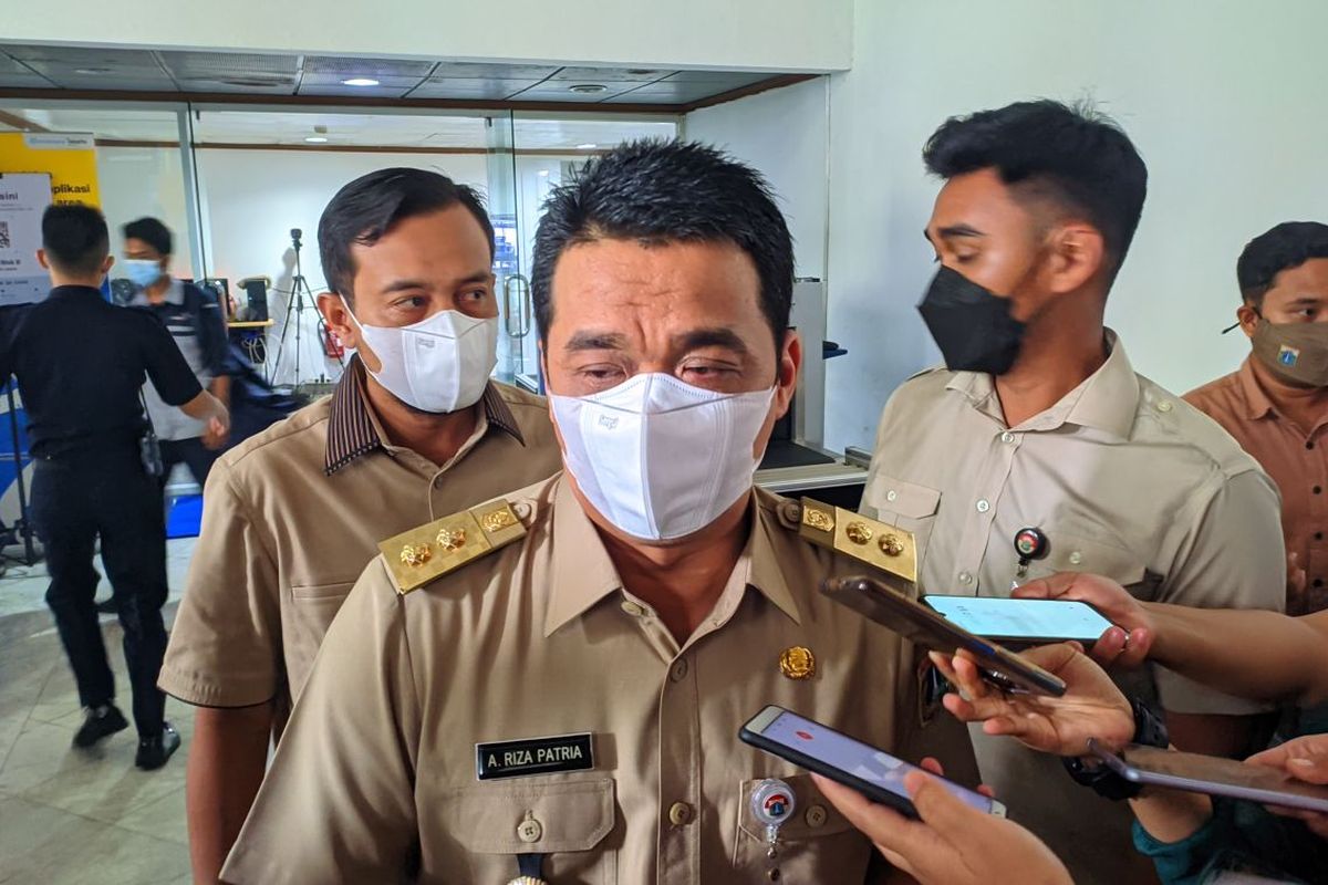 Wakil Gubernur DKI Jakarta Ahmad Riza Patria saat ditemui di Balai Kota DKI Jakarta, Selasa (14/12/2021).
