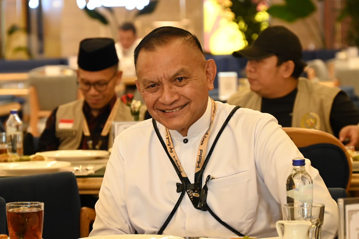 Wakil Ketua DPR RI Lodewijk Freidrich Paulus di Makkah, Arab Saudi, Selasa waktu Arab Saudi (11/06/2024).