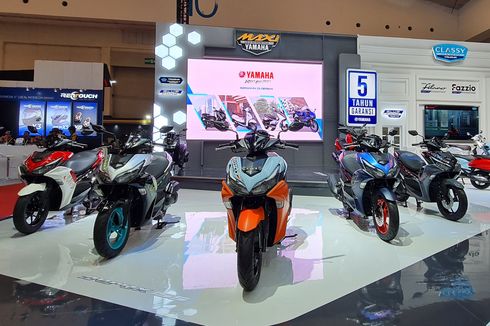 Yamaha Aerox 155 Punya Warna Baru di IMOS 2023