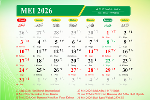 Apakah Hari Ini 15 Mei 2026 Libur? Ini Jadwal Libur dan Cuti Bersama Mei 2026
