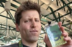 Sam Altman Pamer Kartu Tamu Kantor ChatGPT, Kembali atau Pamitan?