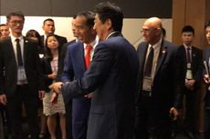 Bertemu PM Abe, Jokowi Berterima Kasih atas Bantuan Jepang bagi Korban Bencana Alam