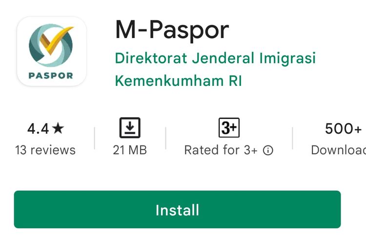 Aplikasi M-Paspor