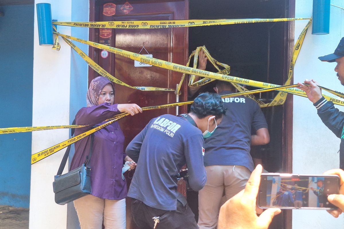 Polisi Olah TKP Ledakan Tabung Gas 50 Kg di Tempat Spa Bulungan