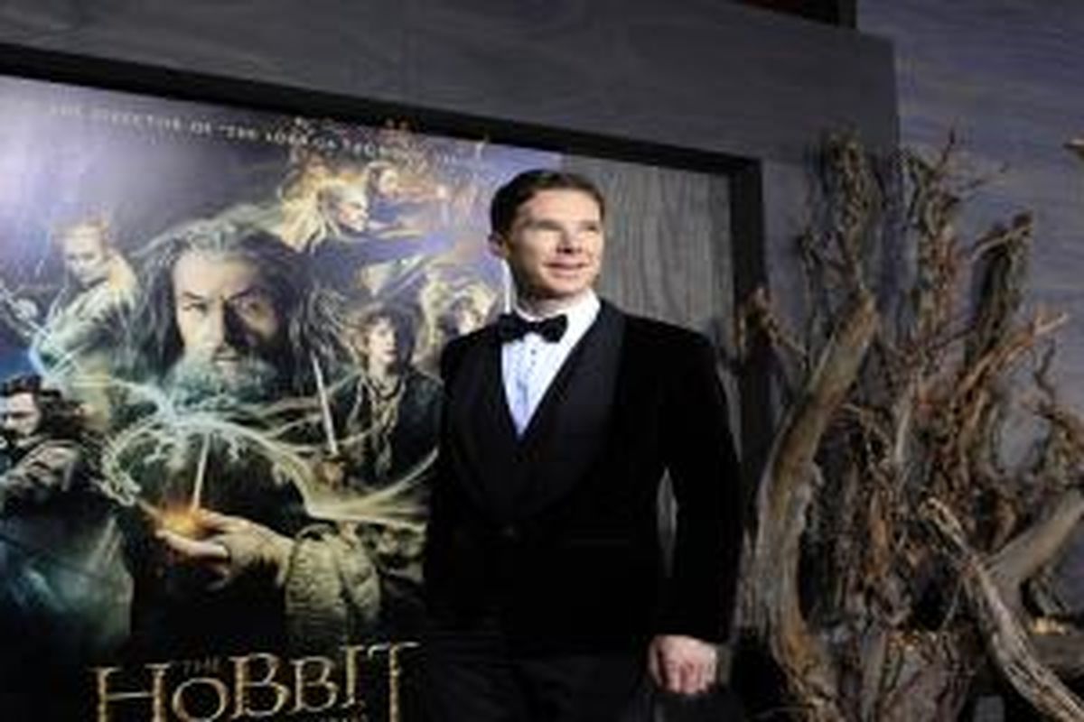 Benedict Cumberbatch hadiri pemutaran perdana film layar lebar The Hobbit