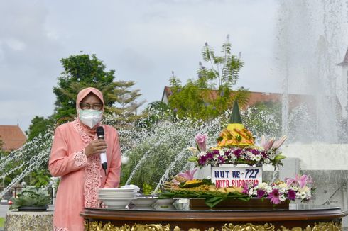 Pidato Risma di HUT Surabaya, Apresiasi Warganya yang Amalkan Pancasila Perangi Covid-19