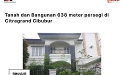 Rumah Mewah Eks Hakim Agung Gazalba Saleh Dilelang KPK