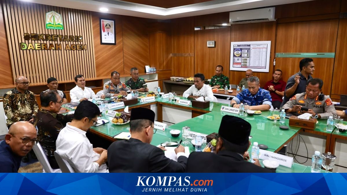 Bahas Kericuhan Hari Damai Aceh, Forkompimda Minta Kepastian Hukum Bendera Bulan Bintang ke Kemendagri