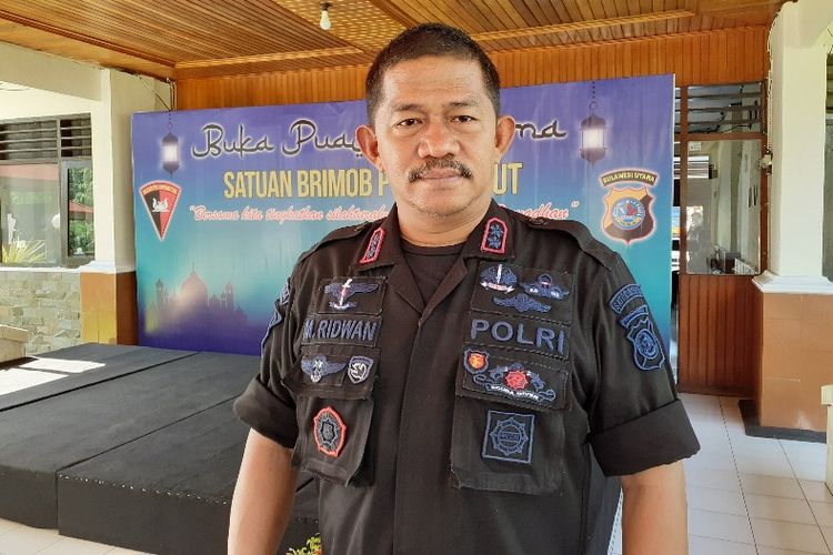 Wadansat Bribom Polda Sulut AKBP M. Ridwan