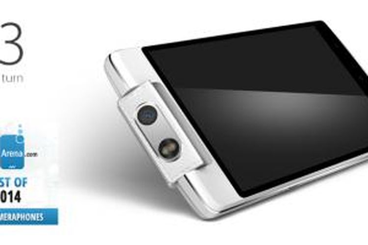 Smartphone Oppo N3 dengan kamera yang dapat berputar 206 derajat