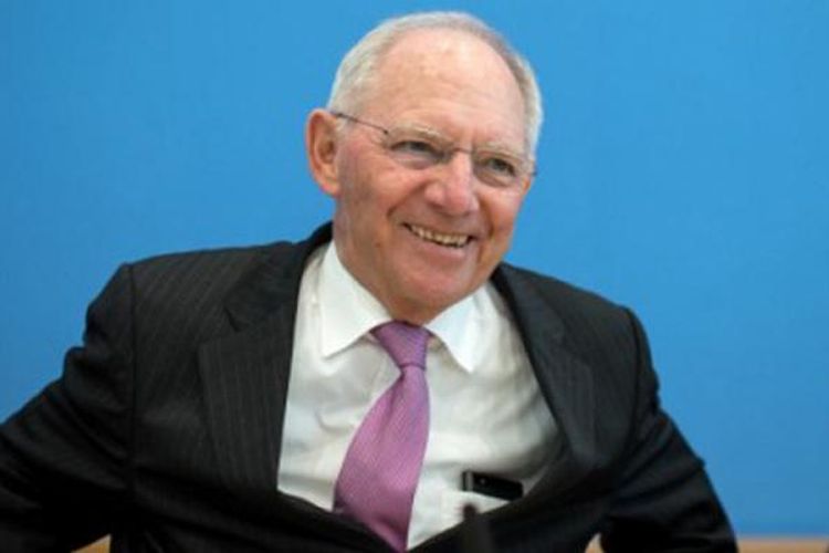 Menteri Keuangan Jerman Wolfgang Schaeuble. 