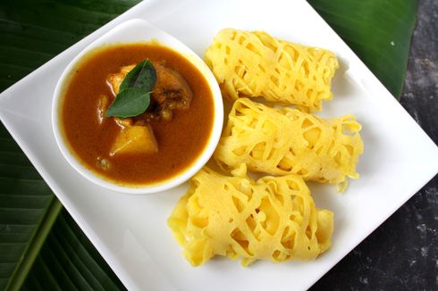 Resep Roti Jala Kari Ayam, Masak Tanpa Santan