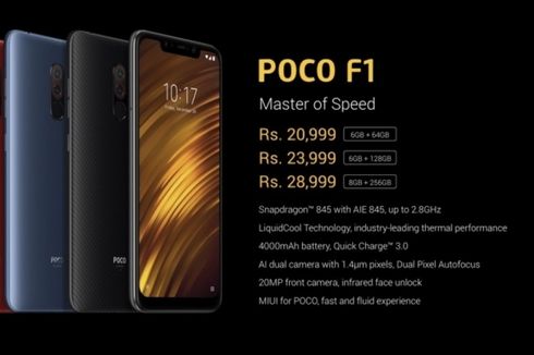 Poco F1 Besutan Xiaomi Belum Masuk Radar Ancaman Bagi Oppo