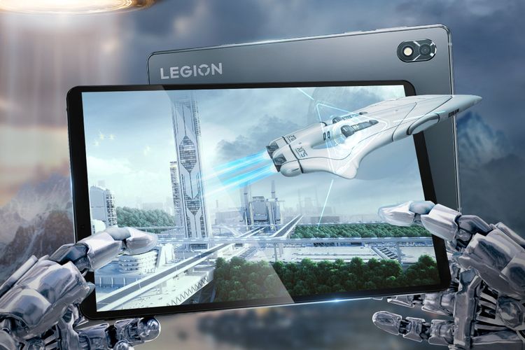 Wujud Legion Y700, tablet gaming besutan Lenovo.