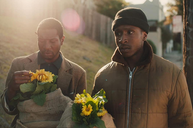 Jonathan Majors dan Jimmie Fails dalam film drama The Last Black Man in San Francisco (2019).