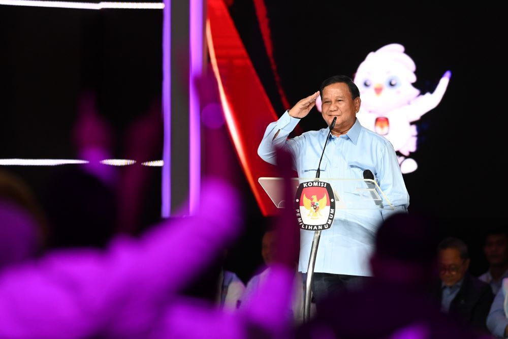 Prabowo: Saya Akan Jadi Presiden Seluruh Rakyat, Termasuk yang Tak Percaya Sama Saya