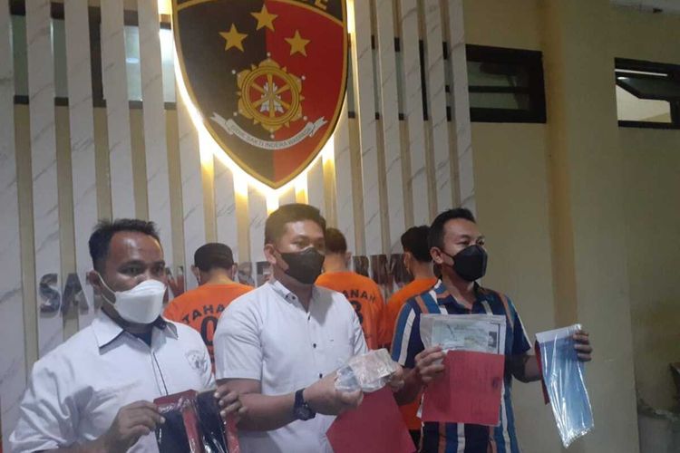 Ekspos kasus mafia tanah di Satreskrim Polresta Bandar Lampung.