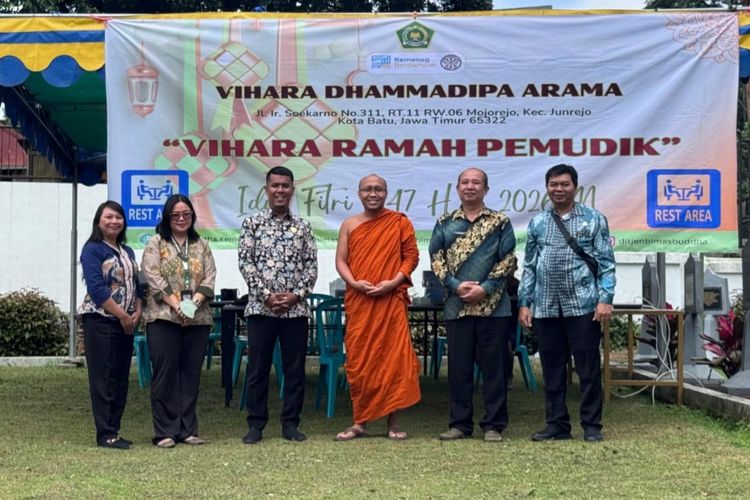 Kemenag Siapkan 45 Rumah Ibadah Buddha Jadi Tempat Singgah Pemudik Lebaran 2026