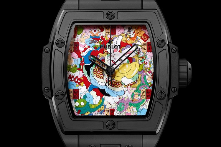 Hublot x Wen Na Spirit of Big Bang Black Ceramic Rabbit