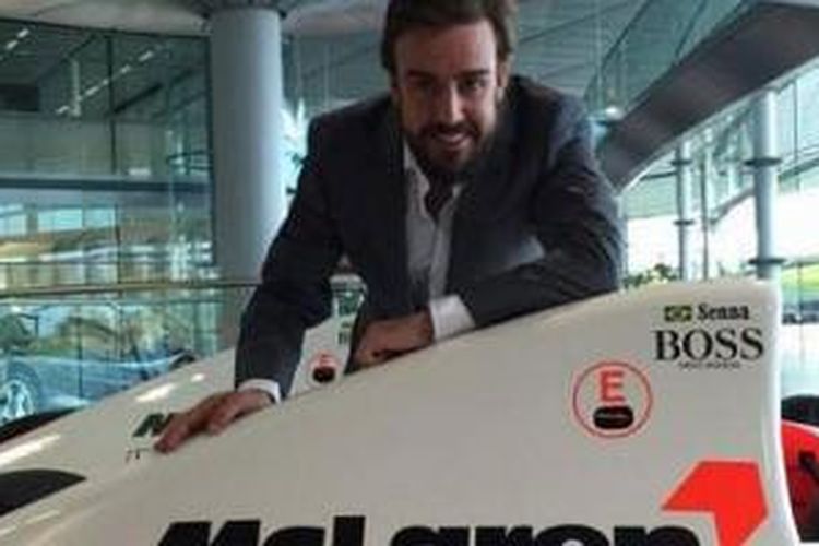 Pebalap baru McLaren Fernando Alonso
