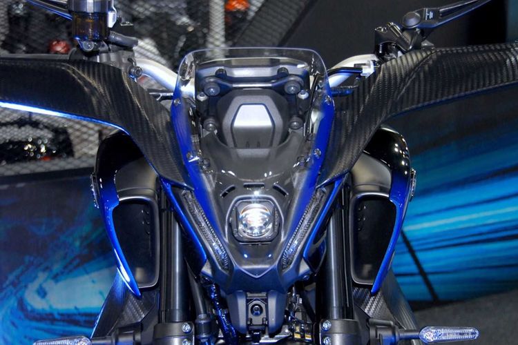 Yamaha melansir MT-09 Cyber ??Rally di Osaka Motorcycle Show 2022.
