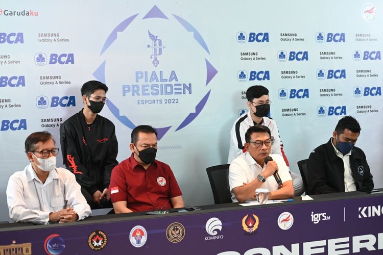 Kepala Staf Keapresidenan RI Moeldoko menyatakan kepastian penyelenggaraan Piala Presiden Esports 2022, Kamis (4/8/2022)