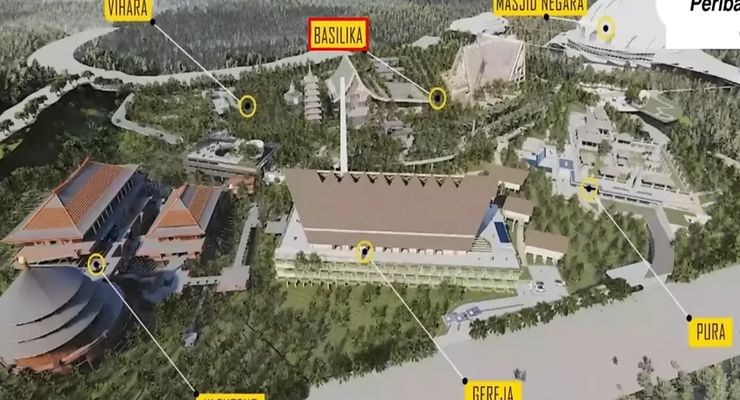 Duet Wika-Brantas Menang Tender Proyek Basilika dan Gereja IKN