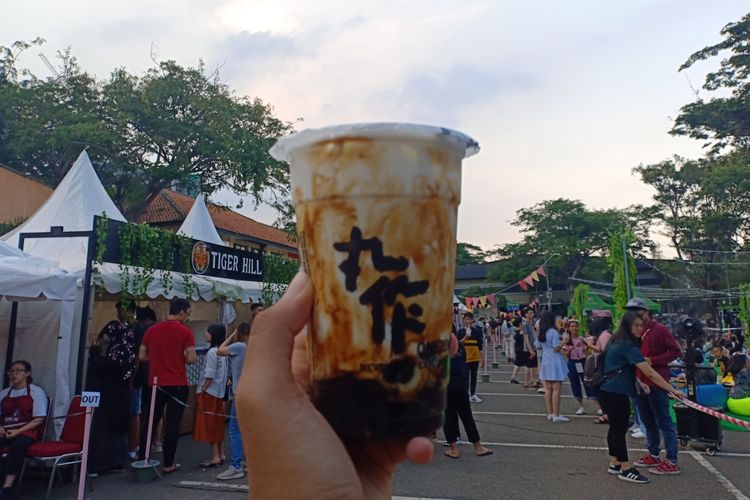 Boba One Zo jadi salah satu gerai boba yang paling diminati di I-Boba Festival 2019