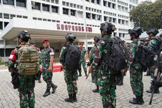 Pasukan Koopssus TNI Jalani Latihan Perang Hutan di Situ Lembang Bandung