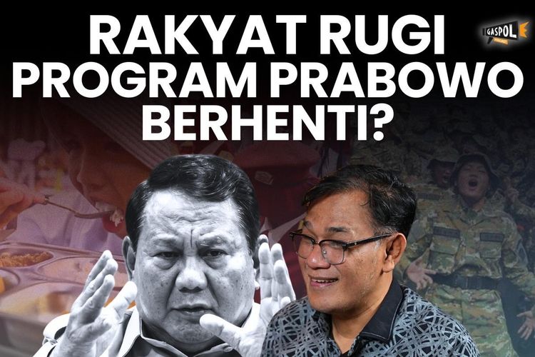 Gaspol Hari Ini: Rakyat Rugi Program Prabowo Berhenti?