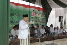 Ma'ruf Amin Puji Kepedulian Jokowi terhadap Santri