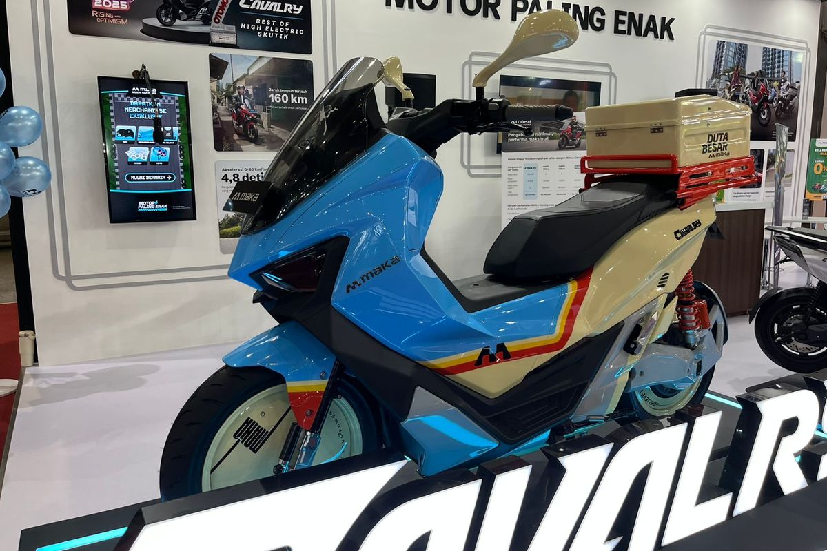 Modifikasi motor listrik Maka Cavalry