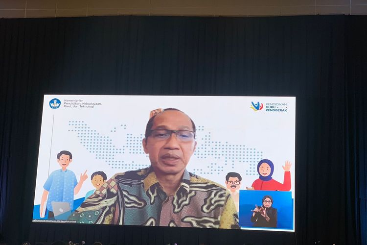 Direktur Guru Pendidikan Dasar Kemendikbud Ristek, Dr. Rachmadi Widdhiharto menjadi narasumber di acara kemitraan yang digelar INOVASI dengan tema Bahu Membahu Meningkatkan Kualitas Pembelajaran Siswa di Jakarta, Selasa (29/8/2023).