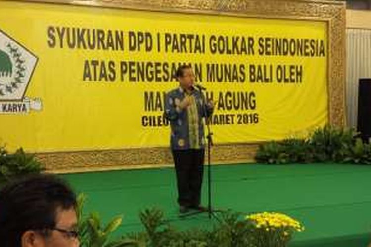 Wakil Ketua Umum Partai Golkar hasil Munas Bali Priyo Budi Santoso hadir dalam pertemuan Ketua DPD I Partai Golkar se-Indonesia.
