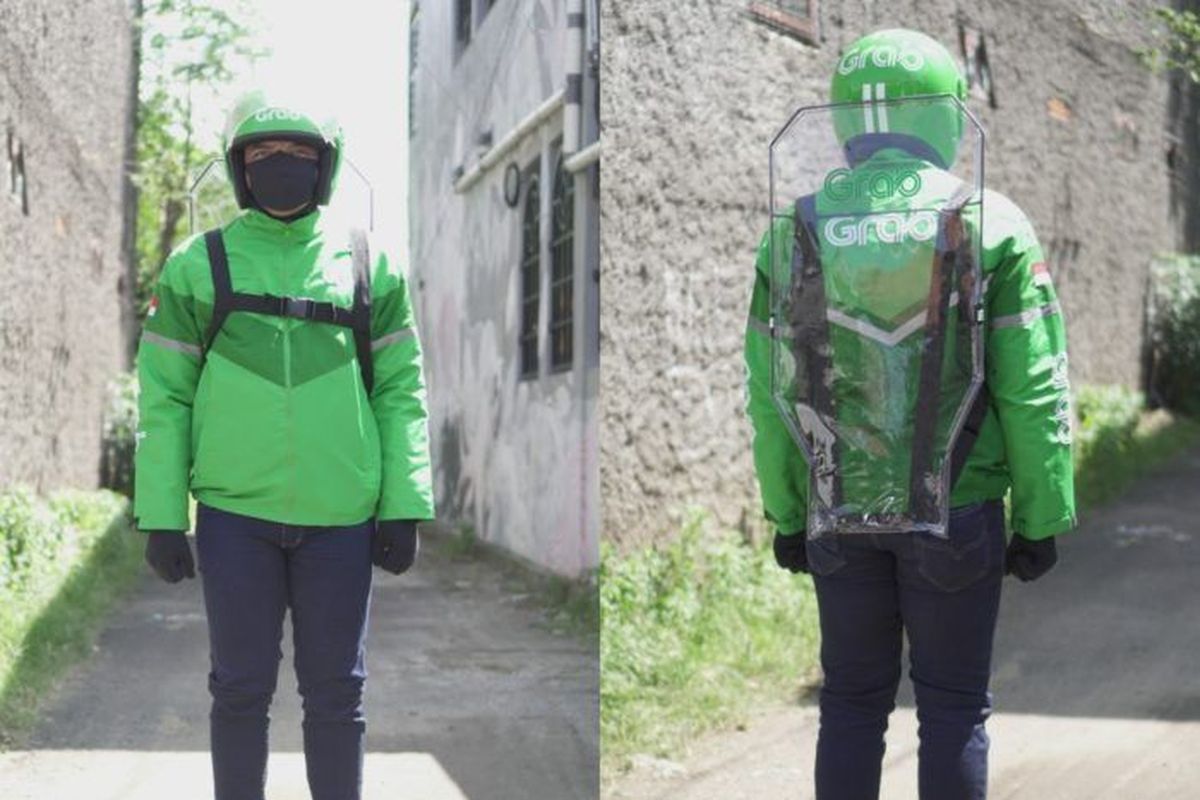 GrabBike Protect sebagai perlindungan tambahan bagi mitra pengemudi saat mengantarkan penumpang di masa new normal.