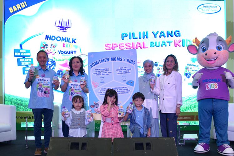 Peluncuran produk Indomilk Kids Yogurt.