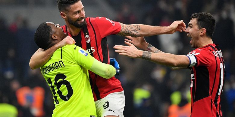 Cari Tahu, Inter Vs Milan, Giroud Bangga Rossoneri Tak Pernah Menyerah