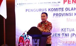 Hadiri Pelantikan Ketua KONI Kalteng, Gubernur Sugianto Harap Prestasi PON Meningkat
